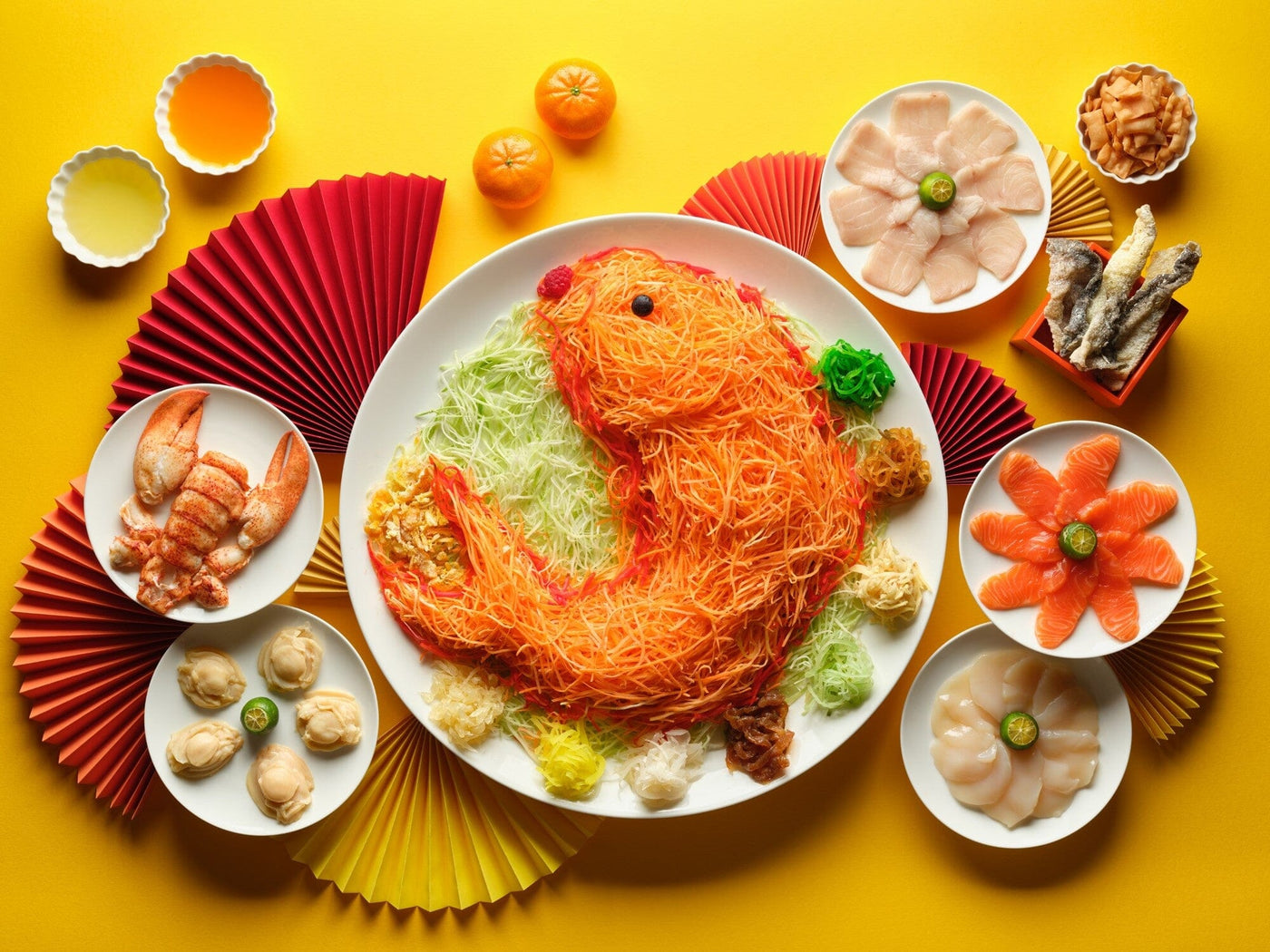 The Capitol Kempinski Hotel Singapore - The Capitol Kempinski Salmon Yu Sheng Platter