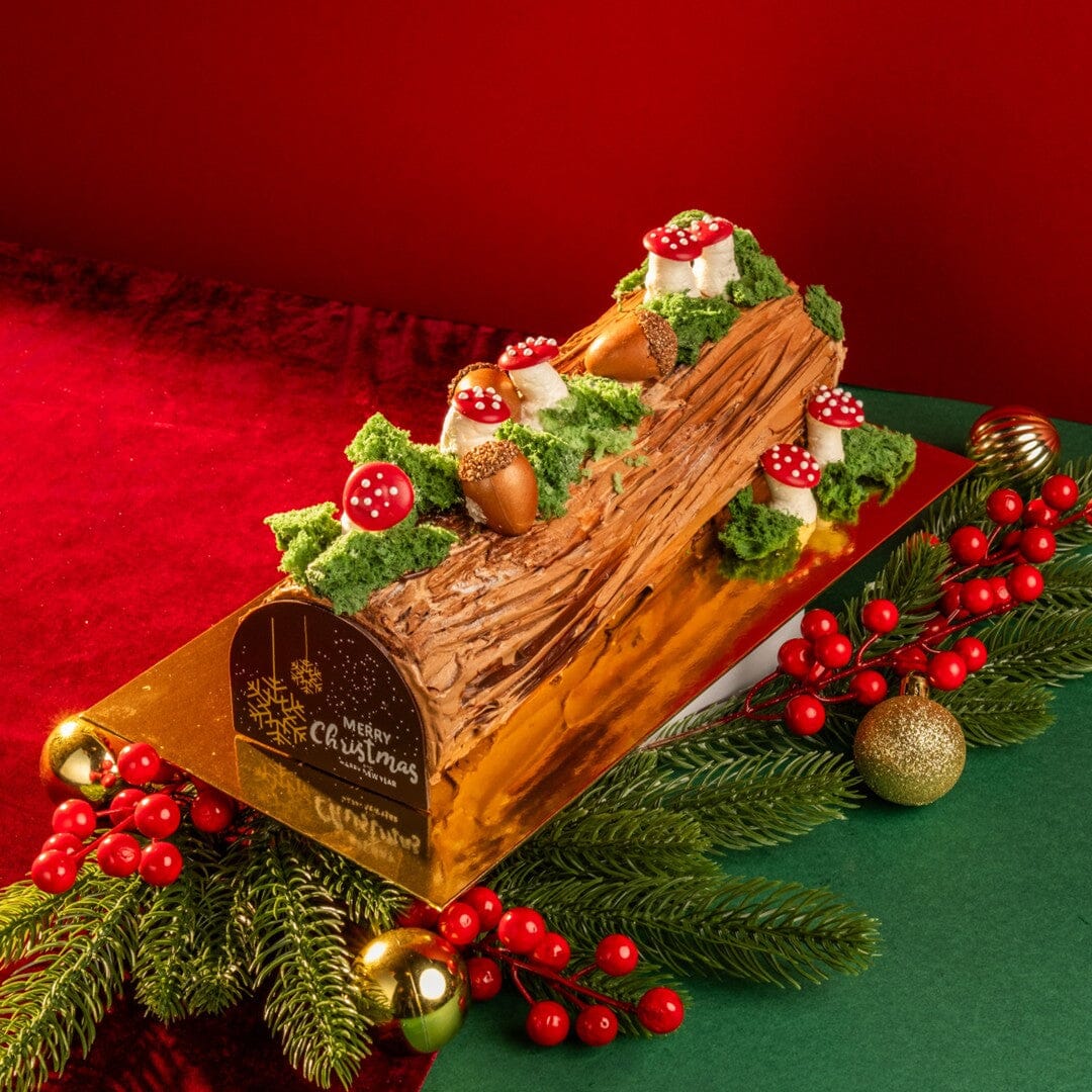 The Capitol Kempinski Hotel Singapore - Chocolate Hazelnut Yule Log Cake