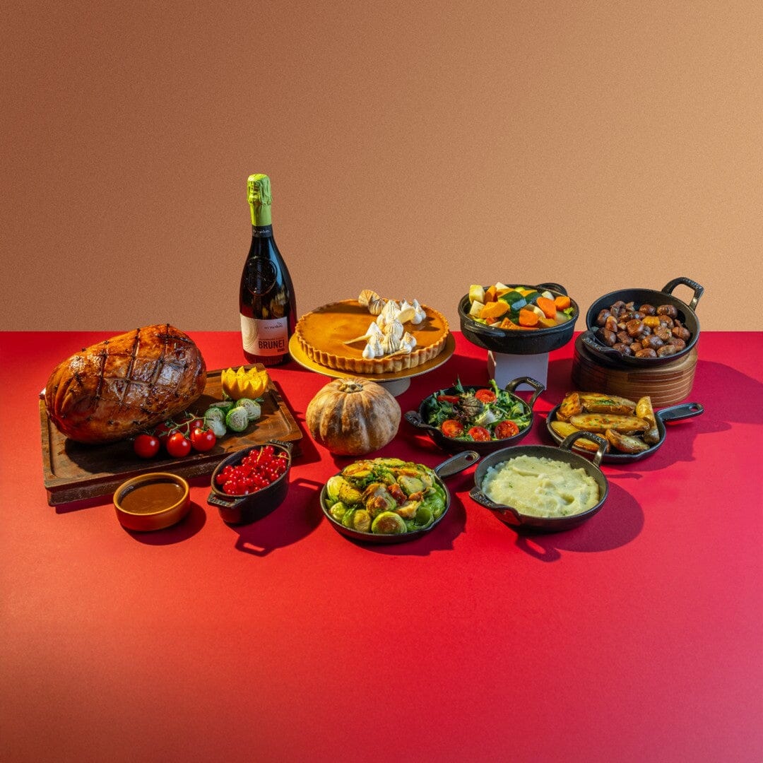 The Capitol Kempinski Hotel Singapore - [The Classic Thanksgiving] Pumpkin Tart with Baked Boneless Ham Bundle Set