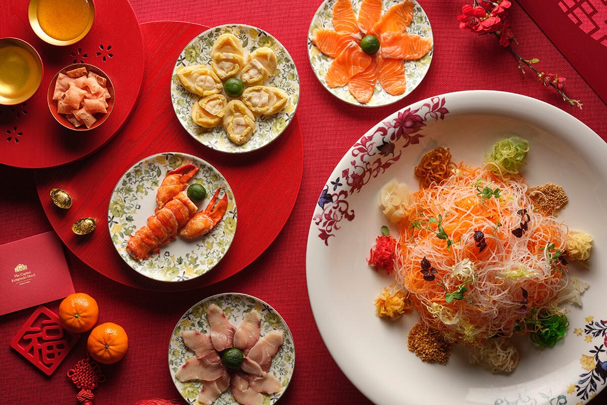 The Capitol Kempinski Hotel Singapore - The Capitol Kempinski Salmon Yu Sheng Platter